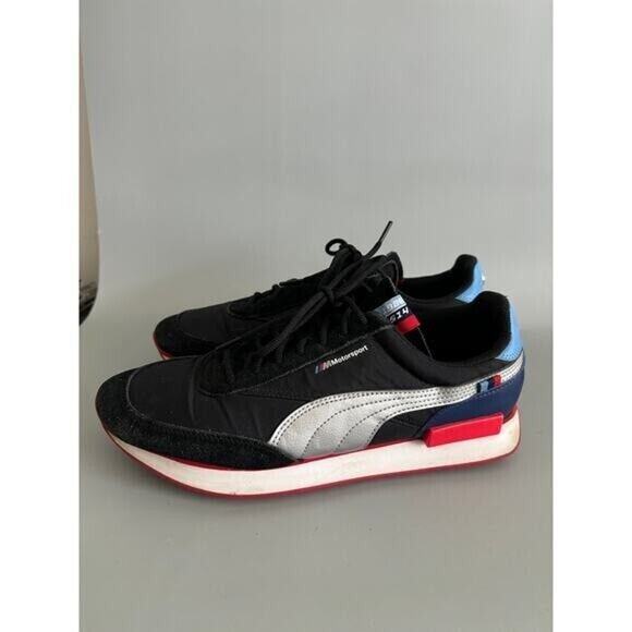 PUMA Other - Puma Future Rider BMW Motorsport Black Sneakers Mens Size 10 - EUC